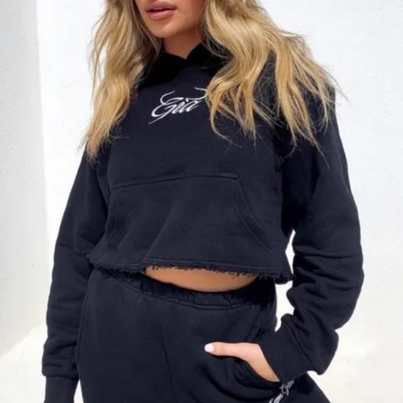 I am Gia black logo hoodie - Picture 5 of 5